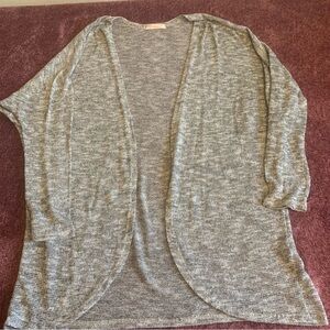 Chris‎ & Carol Heather Gray Open Cardigan